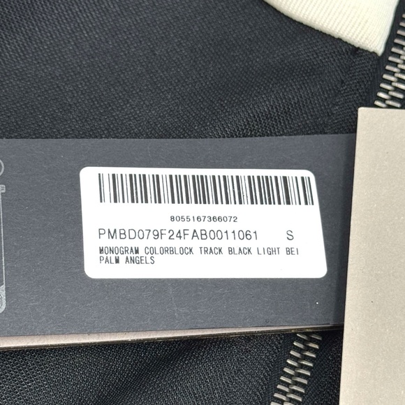 Palm Angels Monogram Colorblock Track Jacket Size Small - Picture 14 of 16